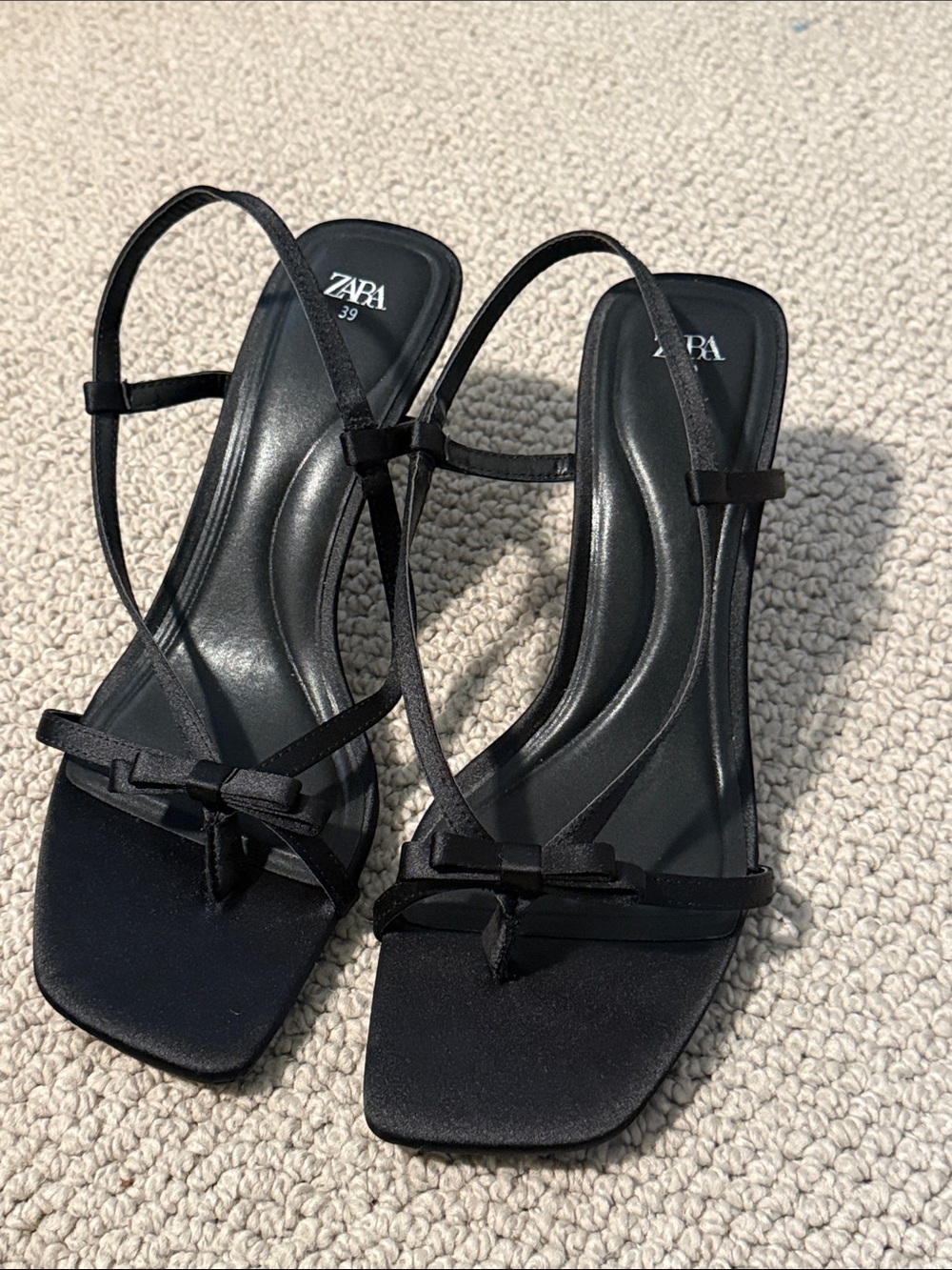 Zara Strappy Kitten Heels